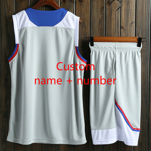 New Men Custom college basketball jerseys Uniforms Sleeveless Shirt