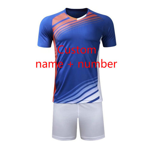 2017 Men Soccer Jerseys Set Youth Kids Survetement Football Kits Boys Child