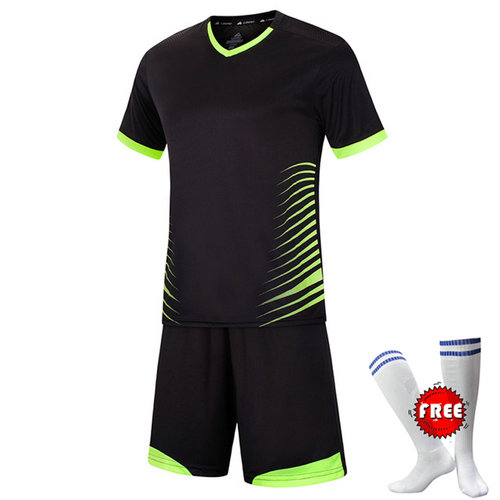 Free Socks Profession Kids Soccer Jerseys Sets Survetement Football Kits Adult