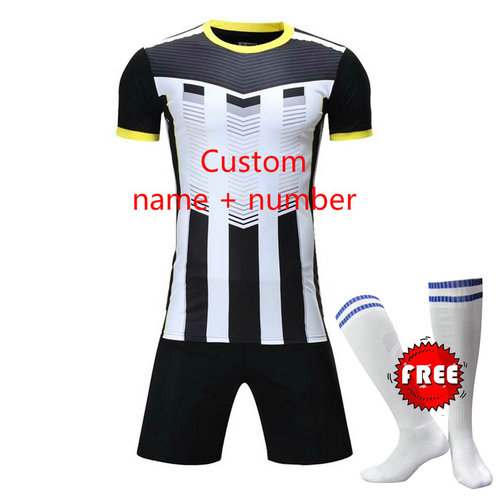 Free Socks Survetement Football Sets Men Soccer Jerseys Form Maillot De Foot