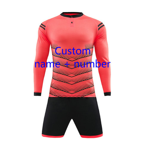 Men Soccer Jerseys Tracksuit Uniform Adult Sporting Long Sleeve Jersey