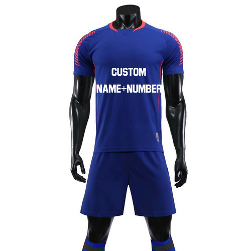 Men Survetement Football Jerseys Custom Name Number Spots Kit Soccer Jerseys