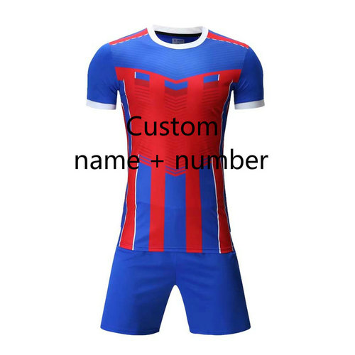 Men Survetement Football Jerseys Tracksuit Soccer Training Uniform DIY Custom